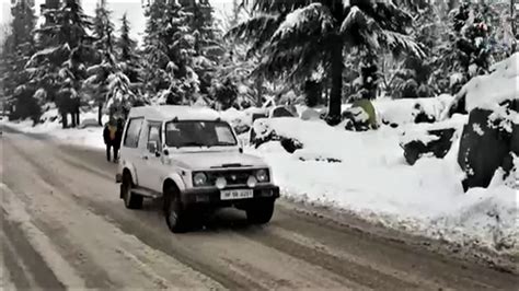 Manali Receives Seasons First Snowfall Watch Video Video Dailymotion