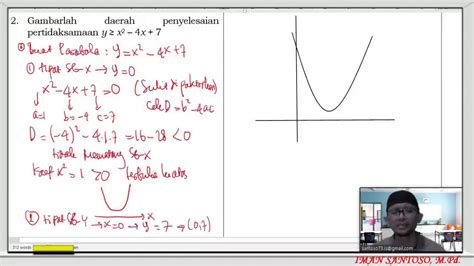 Sistem Pertidaksamaan Dua Variabel Linear Dan Kuadrat Part Teori