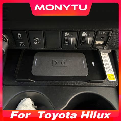 For Toyota Hilux Revo Qi Car Wireless Charger W Fast