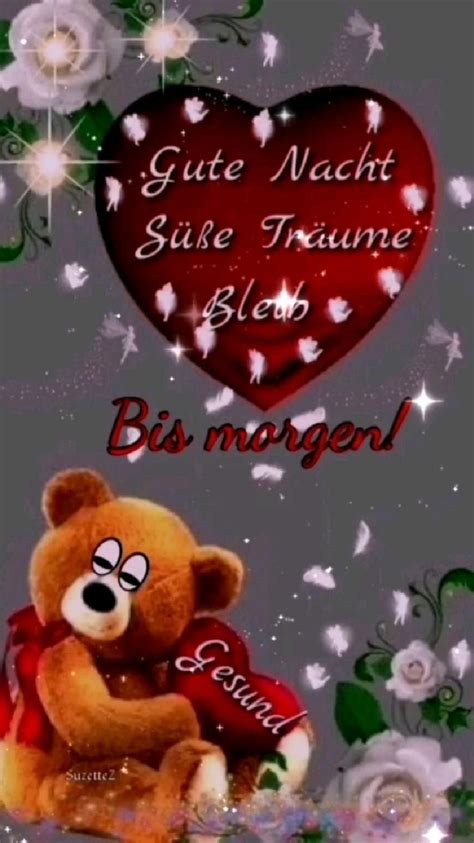 Guten Nacht S E Tr Ume Bleib Gesund Bis Morgen Liebe Gute Nacht