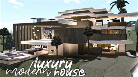 Bloxburg Mansion Luxury Modern House House Build Youtube