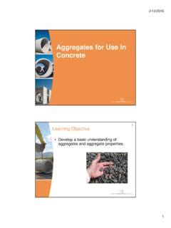 Aggregates For Use In Concrete Aggregates For Use In Concrete Pdf