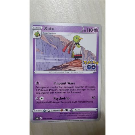 Jual POKEMON TCG INDONESIA XATU EDISI POKEMON GO S10B 033 071 Shopee