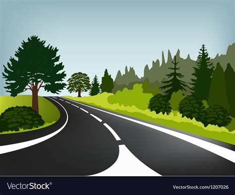 Road Royalty Free Vector Image Vectorstock