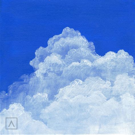 How to Paint Clouds with Acrylics – Arteza.com