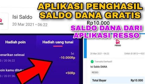 Cara Dapatkan Saldo Dana Gratis Rp Ribu Lewat Aplikasi Resso Auto