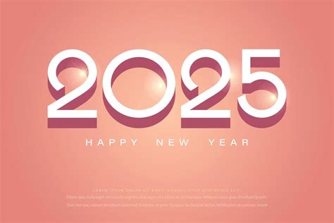 Happy New Year 2025. Premium design for New Year 2025 congratulations ...