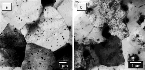 Microstructures EN AW 6061 Observed By TEM A Pre ECAP B Post ECAP