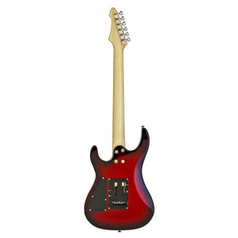 Aria Mac Std Metallic Red Tree Of Life Guitars