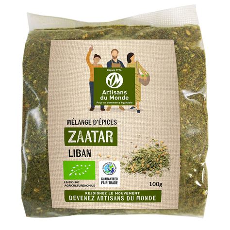 Zaatar mélange d épices aromatiques équitable 100g Greenweez