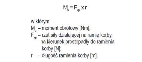 Moment Obrotowy I Moc Silnika A Jego Obci Enie