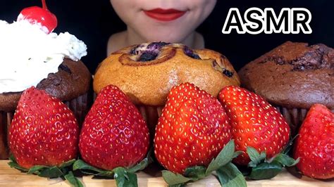 Asmr Chocolate Chip Muffins Blueberry Muffins