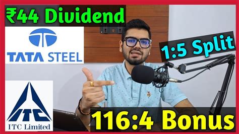 Itc Ltd Latest Tata Steel Stocks Declared High Dividend Bonus