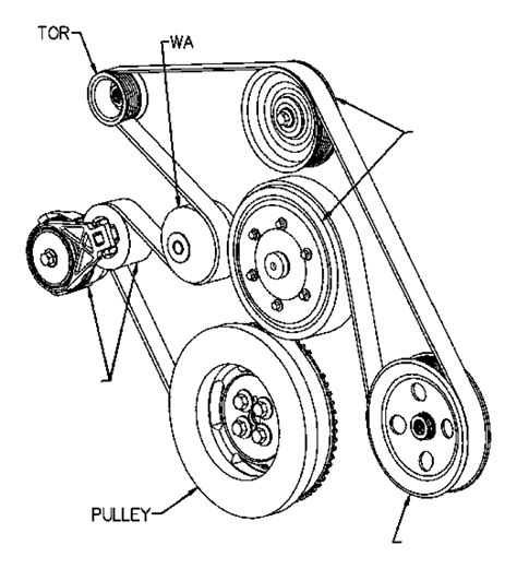 Serpentine Belt Diagram 2004 Dodge Ram 1500