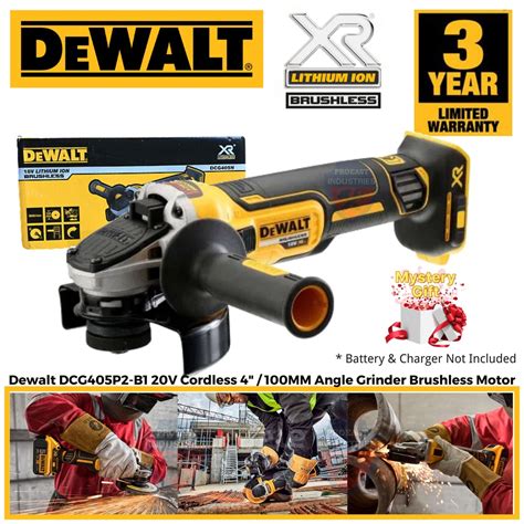 Dewalt Dcg Cordless Angle Grinder Mm Brushless Motor Bare