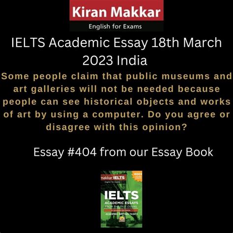 IELTS Academic Essay 18th MARCH 2023 India MakkarIELTS