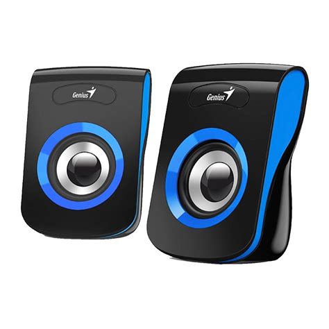 Parlantes Pc Usb Sp Q Azul Genius Lang Tecnologia