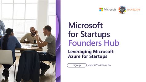 Microsoft Founders Hub On Sloane