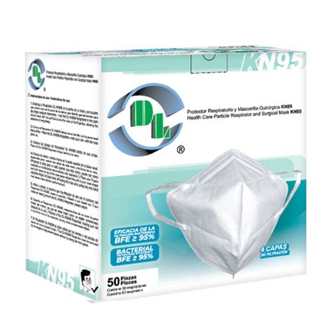 MASCARILLA RESPIRATORIA KN95 CAJA C 50 DEN