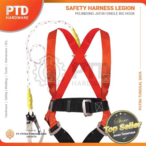 Jual Safety Harness Full Body Belt Sabuk Climbing Single Big Hook