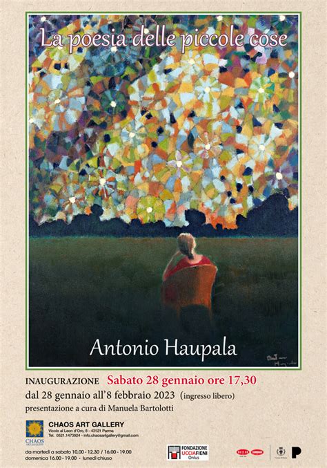 Antonio Haupala La Poesia Delle Piccole Cose