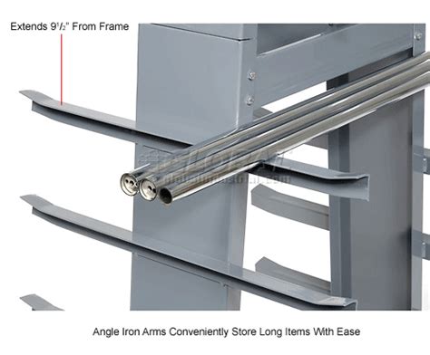 Horizontal Storage Rack 9 Levels 2600 Lb Capacity 246291