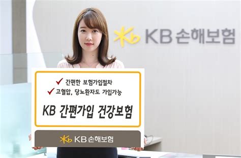 Kb손보 유령자와 고령자 대상 간편가입 건강보험 출시