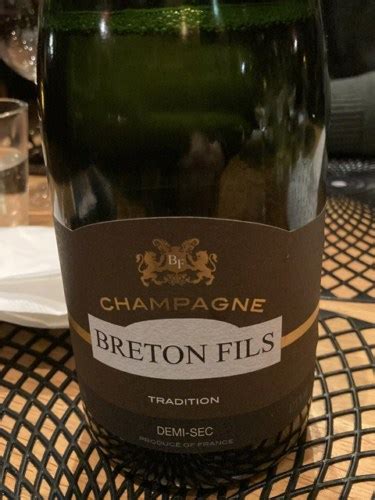 Breton Fils Tradition Demi Sec Champagne Vivino France