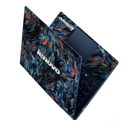 Full Panel Laptop Skin Lenovo 3d Circles Skinslegend