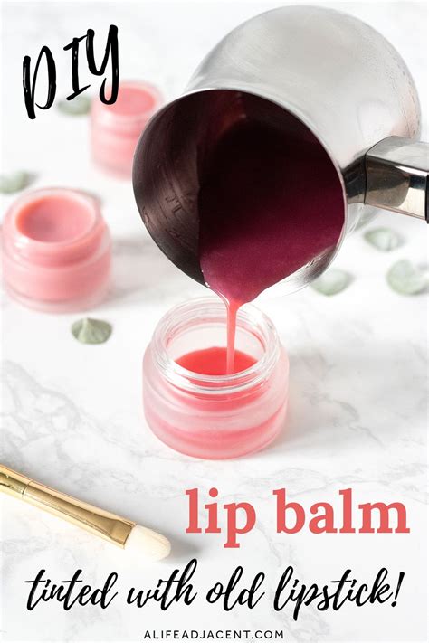 Diy Tinted Lip Balm With Old Lipstick Tinted Lip Balm Homemade Lip