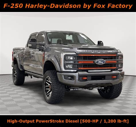 New 2024 Ford F-250SD Harley-Davidson by Fox Factory / Baxter Ford