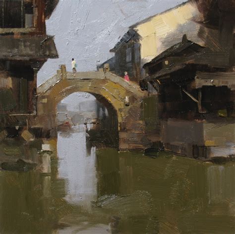 qiang-huang, a daily painter: “Small Stone Bridge"