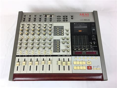 Akai MG 614 4 Track Cassette Recorder 6 Channel Mixer Reverb