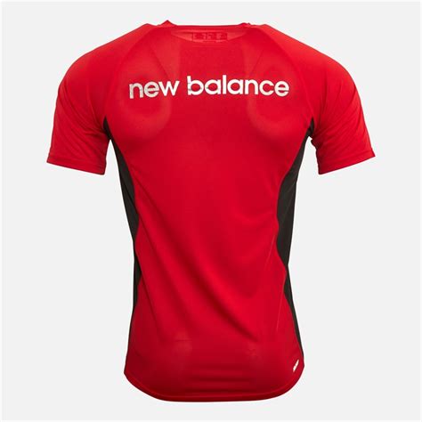 Kup Teraz New Balance Męskie Topy sportowe do biegania Czerwony