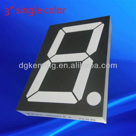 White 4 Inch Seven Segment Led Number 7 Segment Display