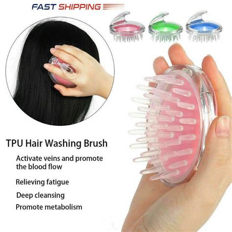 Silicone Shampoo Scalp Shower Body Washing Hair Massage Shopee Malaysia