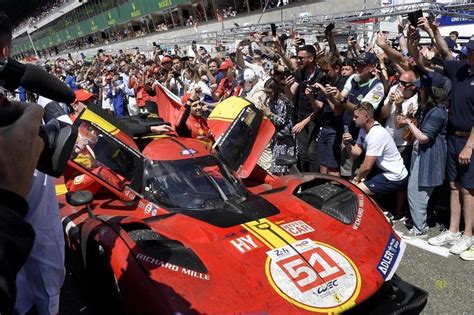 Cétait 2023 Aux 24 Heures du Mans Ferrari remporte la course du