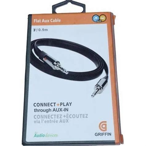 Flat Aux Cable at Rs 85/piece | Music Cable in Udaipur | ID: 14426627233