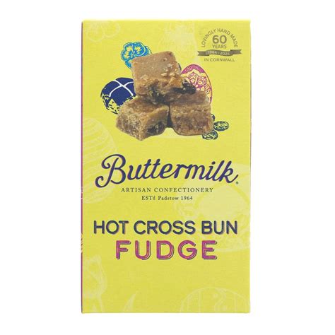 Hot Cross Bun Fudge In 100g From Buttermilk
