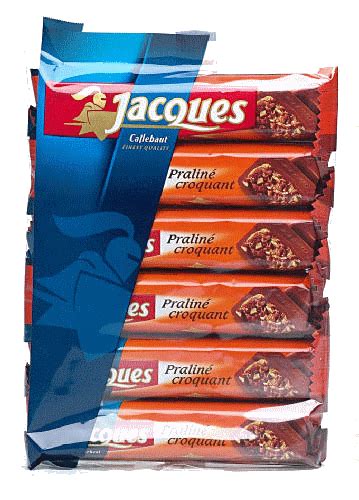 Jacques Chocolat Lait Praliné Croquant 6x45g Beurre De Cacao