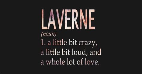 Laverne Girl Name Definition - Laverne - T-Shirt | TeePublic