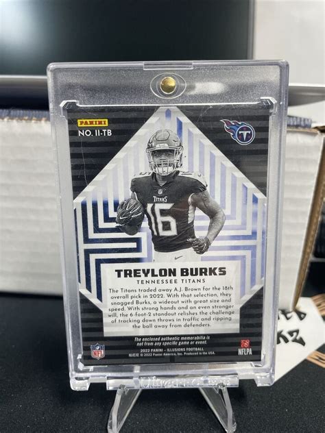 2022 Treylon Burks Panini Illusions Instant Impact Rookie Patch RC