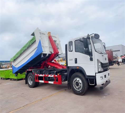 Dongfeng M Hook Lift Garbage Truck Hubei Changheng Special