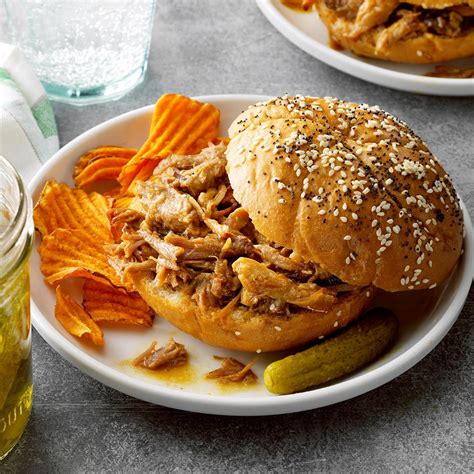 Sweet And Tangy Pulled Pork In The Slow Cooker Recipes