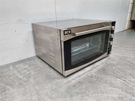 Stainless Steel Convection Oven Hot Air Oven Steam Function 2 X 43 32 Cm 230V Horeca Catering
