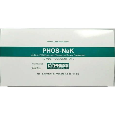 Amazon.com: Cypress Pharmaceutical MCK27102700 - Phos-NaK Dietary ...