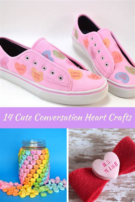 14 Cute Crafts With Conversation Hearts - Sunshine and Rollercoasters