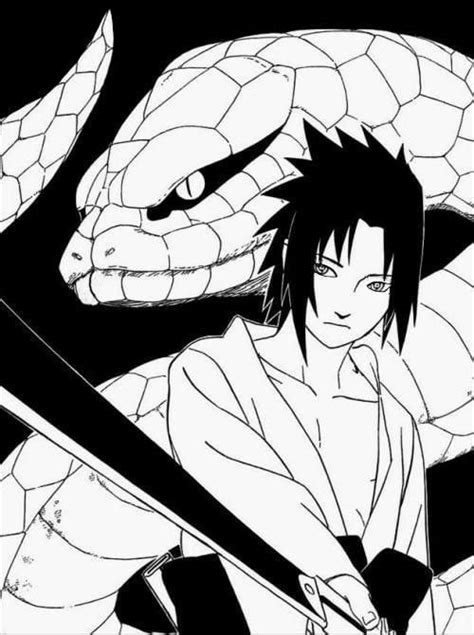 Sasuke Uchiha And Snake Video Anime Manga Art Anime Guys