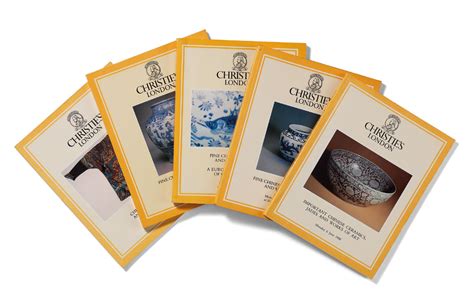 A SET OF 648 CHRISTIE'S AUCTION CATALOGUES