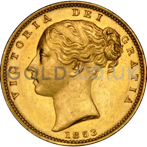 Buy A 1853 Victoria Sovereign From Uk From £1757